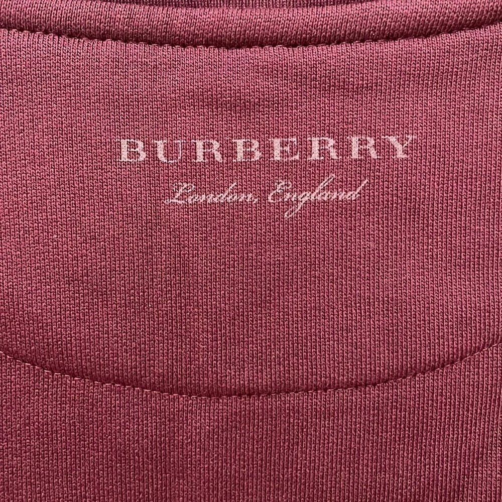 ⭐️Burberry Authentic Burgundy Color Sweatshirt-Boho-Like New!! Size XS—Beautiful - Picture 11 of 11